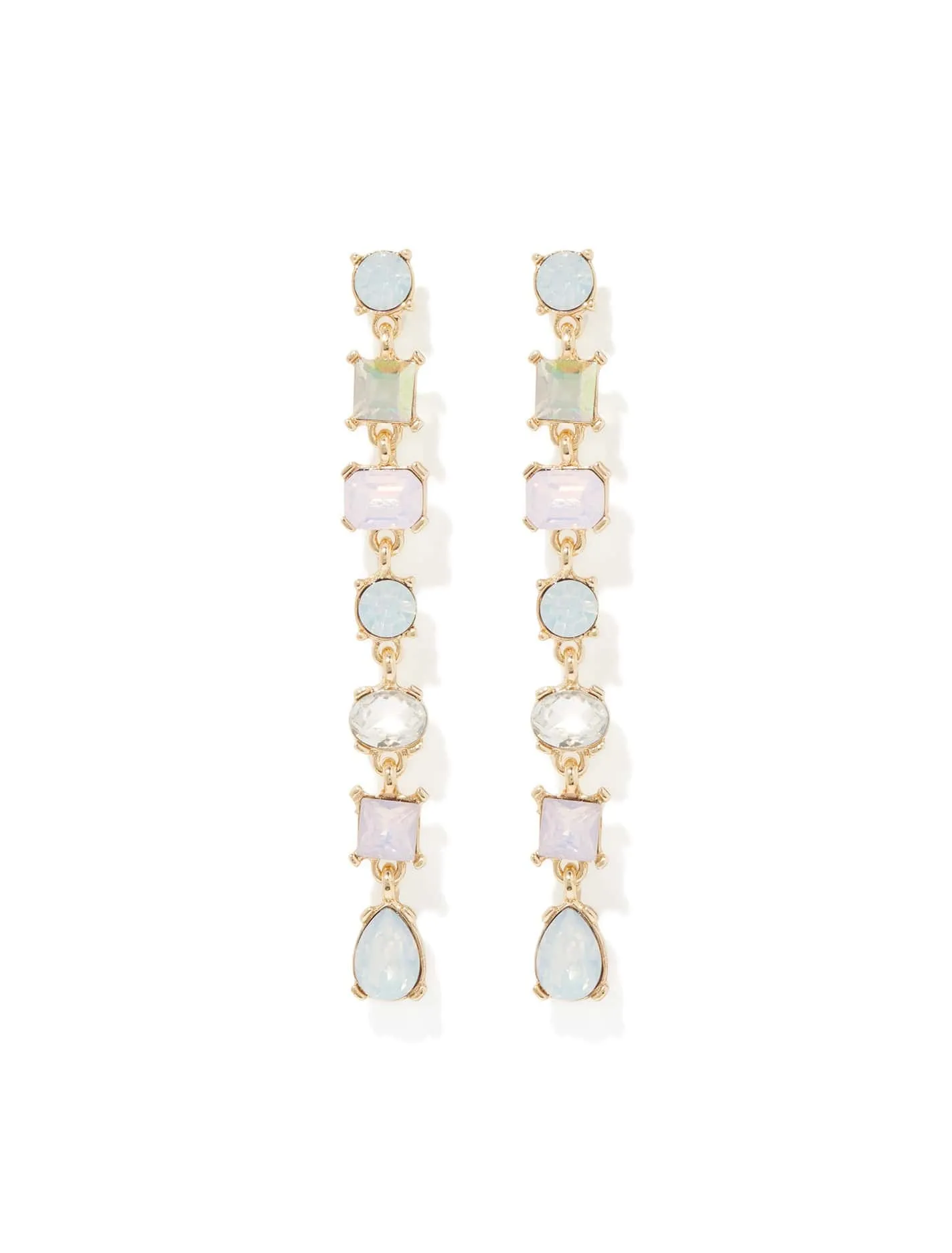 Signature Isabelle Glass Stone Drop Earrings