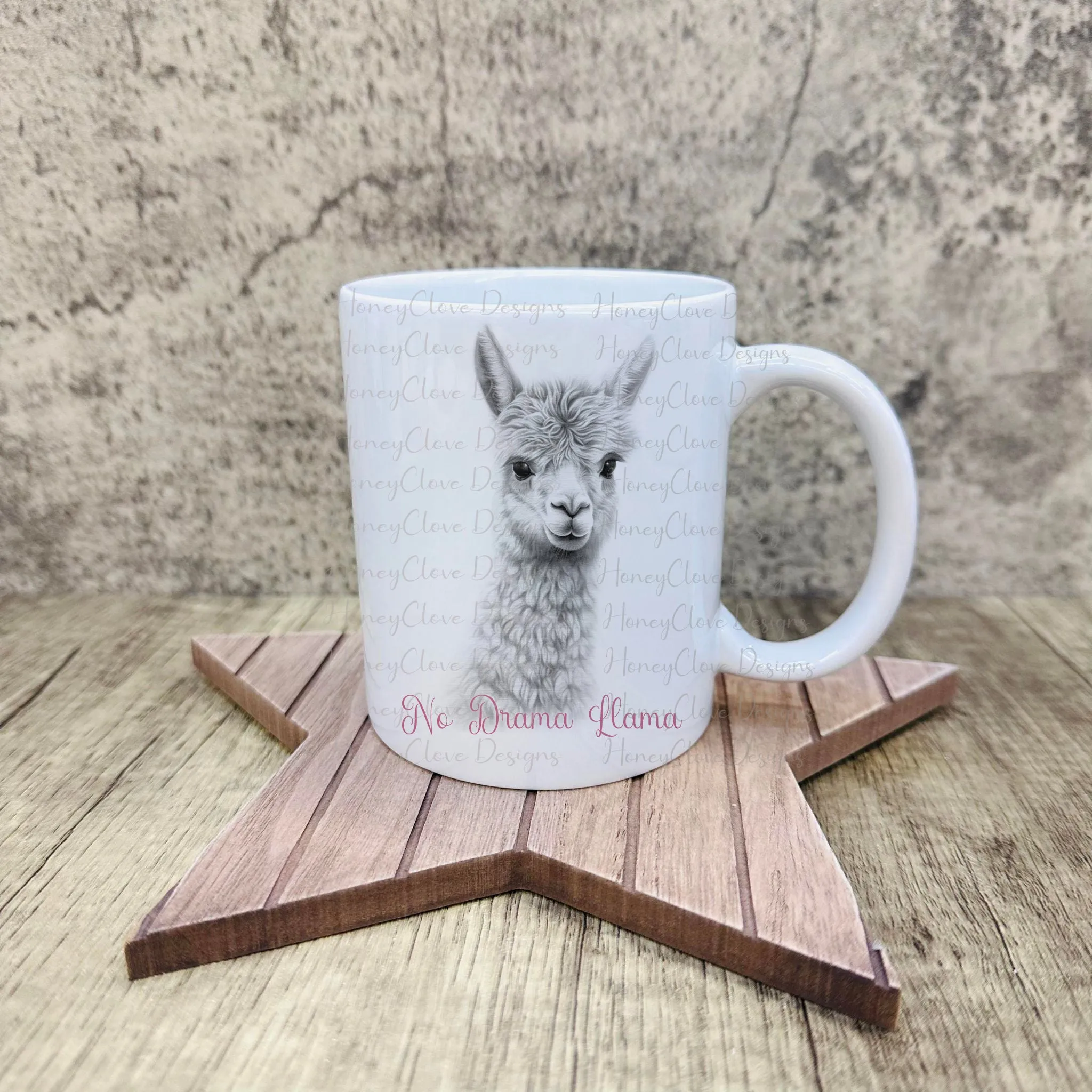 Sketch Design Mug - Llama