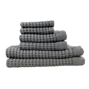 Slate Towel Set in Gift Bag, Modern Style