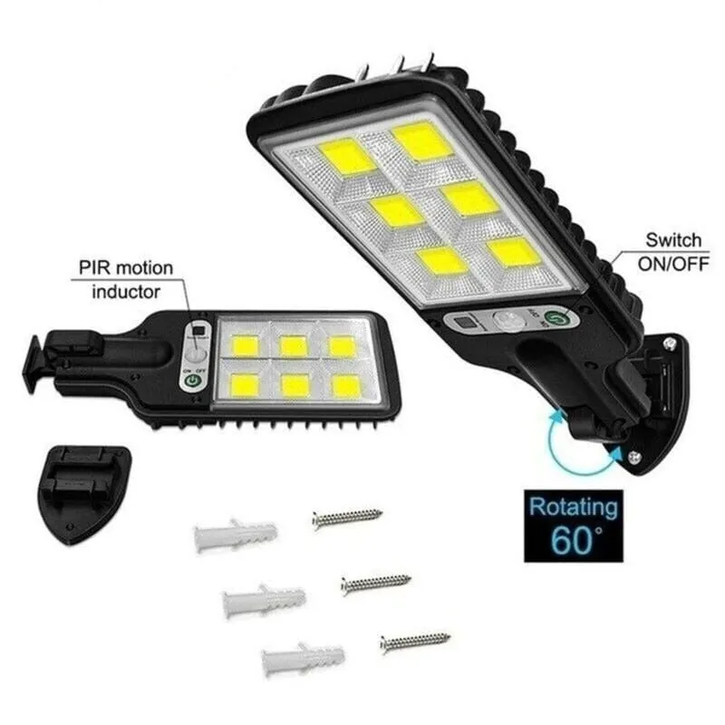 SMAXPro™ LED Solar Light: Bright 3-Modes, Motion Sensor, Outdoor Flood Street Lamp