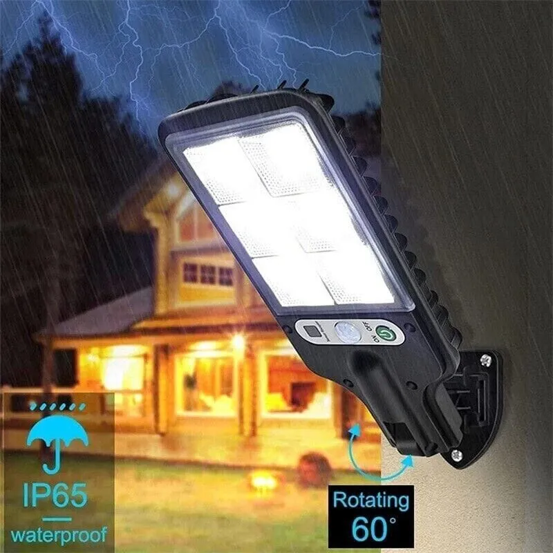 SMAXPro™ LED Solar Light: Bright 3-Modes, Motion Sensor, Outdoor Flood Street Lamp