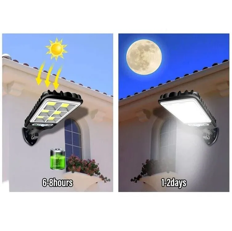 SMAXPro™ LED Solar Light: Bright 3-Modes, Motion Sensor, Outdoor Flood Street Lamp