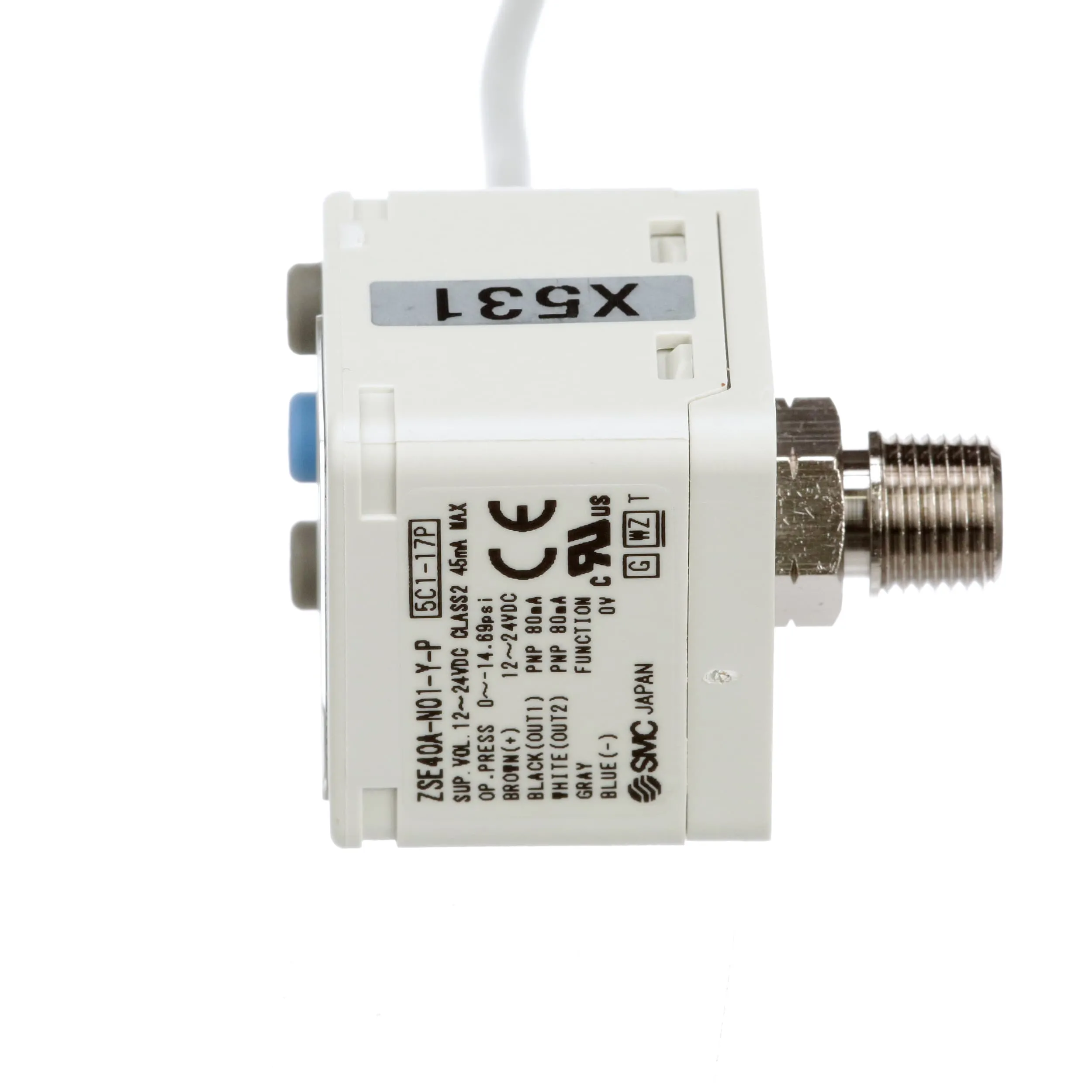 SMC Corporation ZSE40A-N01-Y-P-X531