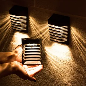 Solar Outdoor Garden Decorative Waterproof LED Wall Light