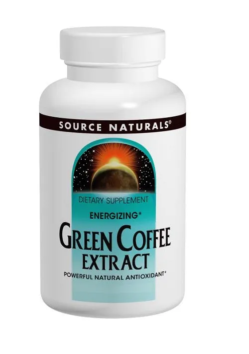 SOURCE NATURALS - Energizing Green Coffee Extract (500 mg) - 60 Tablets