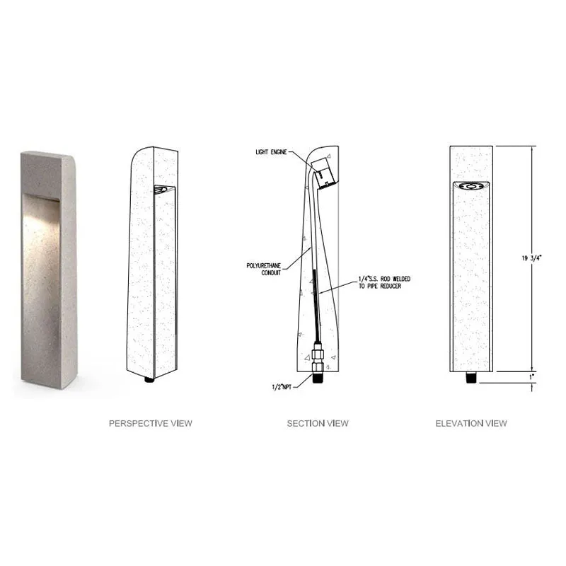 SPJ Lighting SPJ-PCL-B26-BG 2W Path Lights