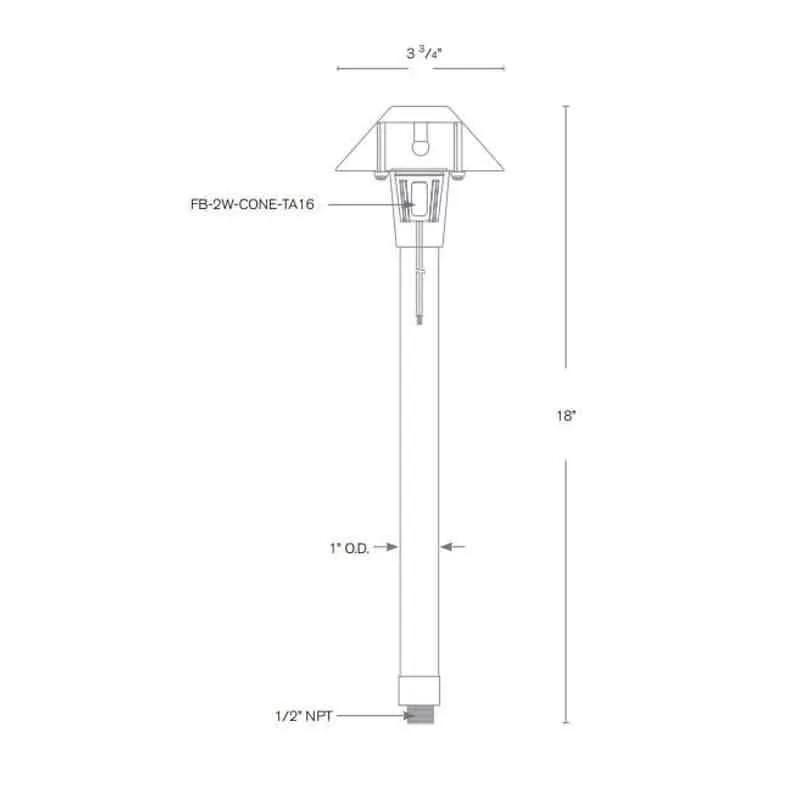 SPJ Lighting SPJ-SK18 2W LED Path Light 12V