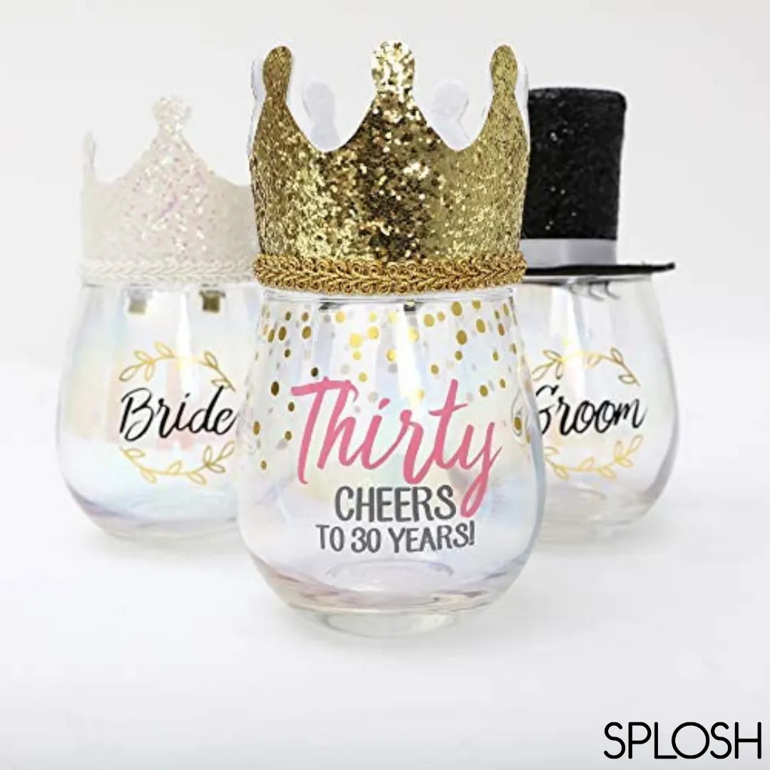 Splosh Celebration Glass - Groom