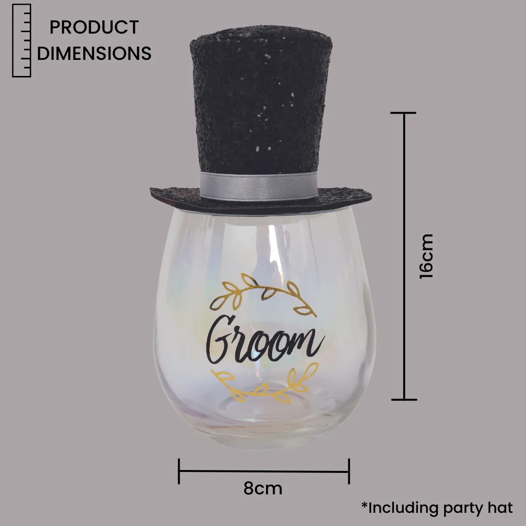 Splosh Celebration Glass - Groom