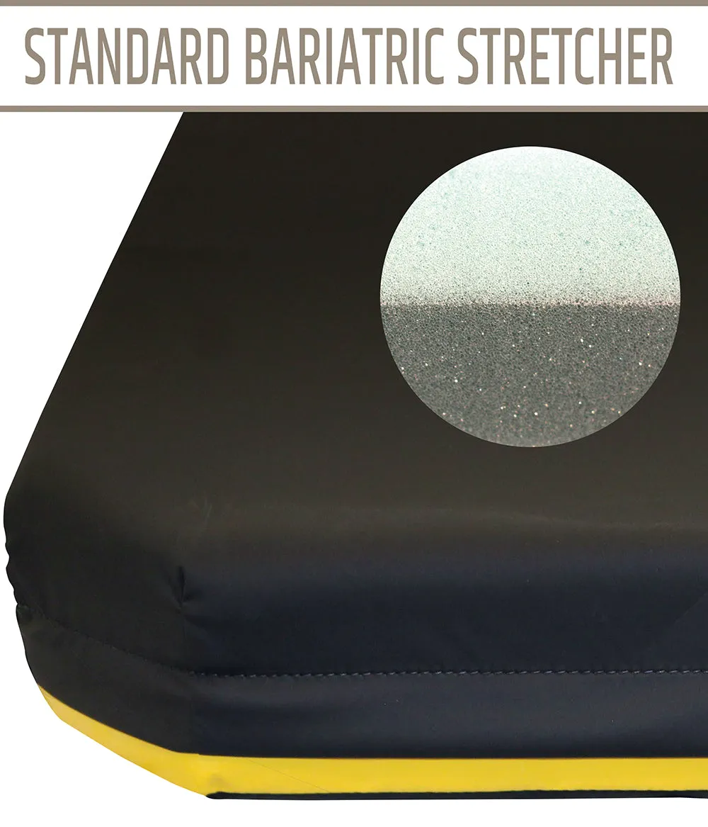 Standard Bariatric Stretcher - 24"x76x4"" - 8" Taper @ Head