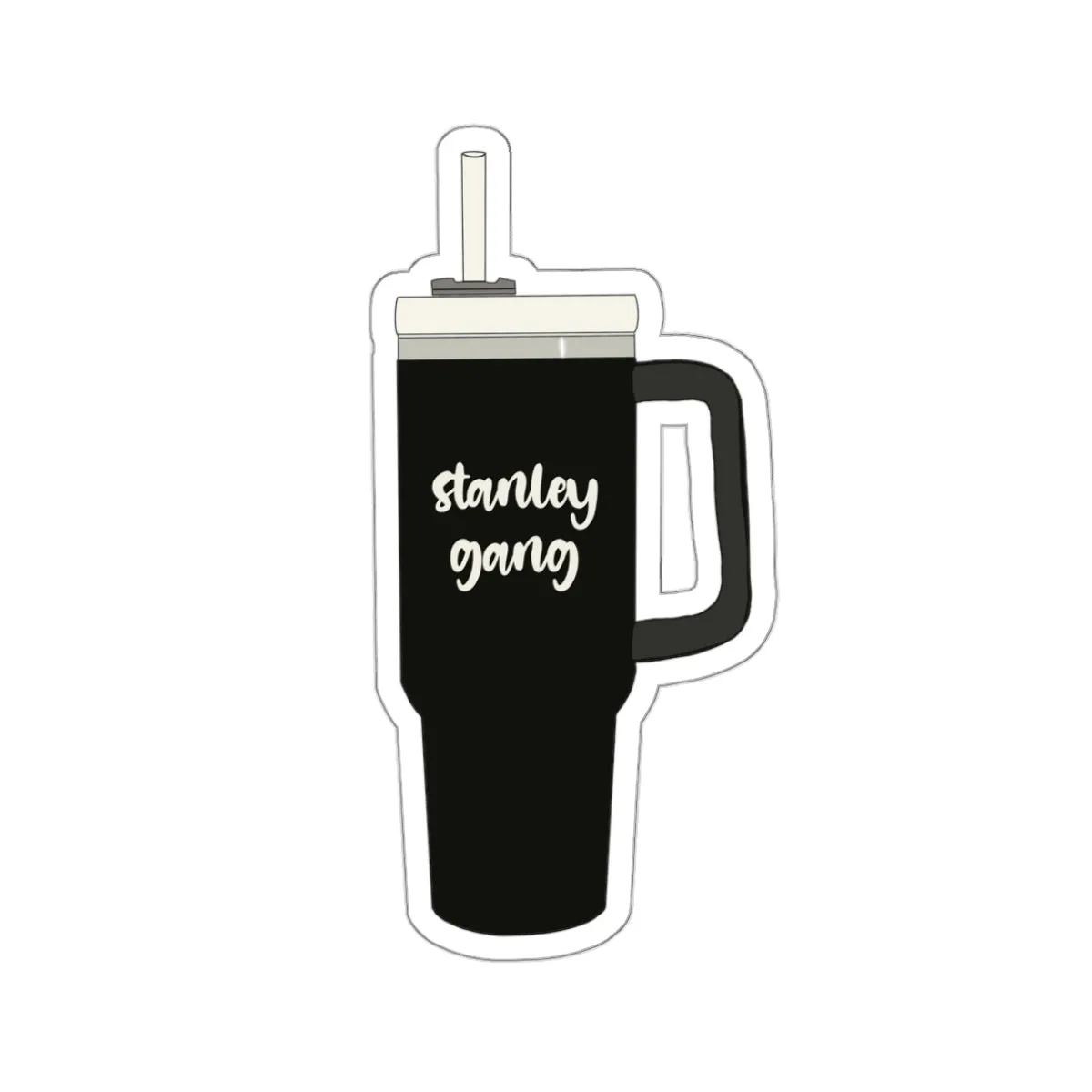 Stanley Gang Black Kiss-Cut Sticker