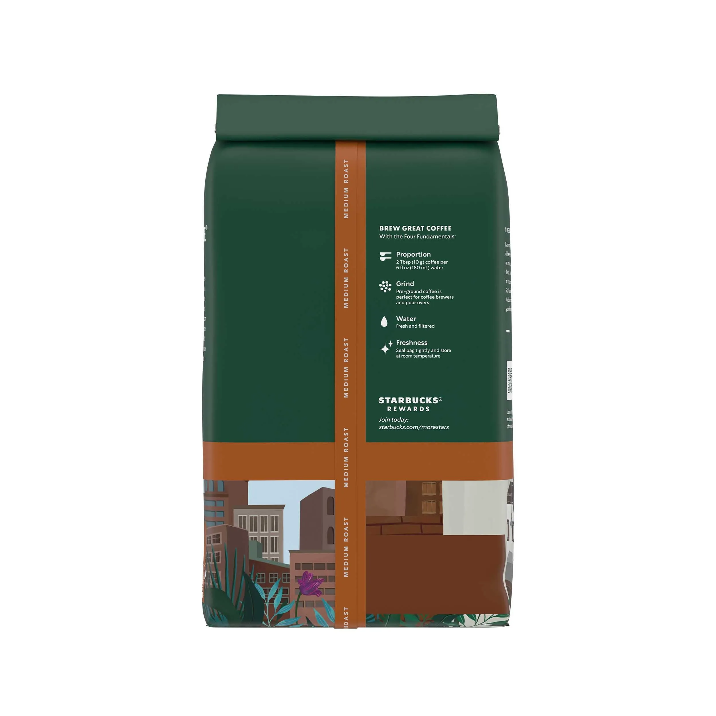 Starbucks Pike Place Roast, Medium Roast Ground Coffee, 100% Arabica, 12 oz