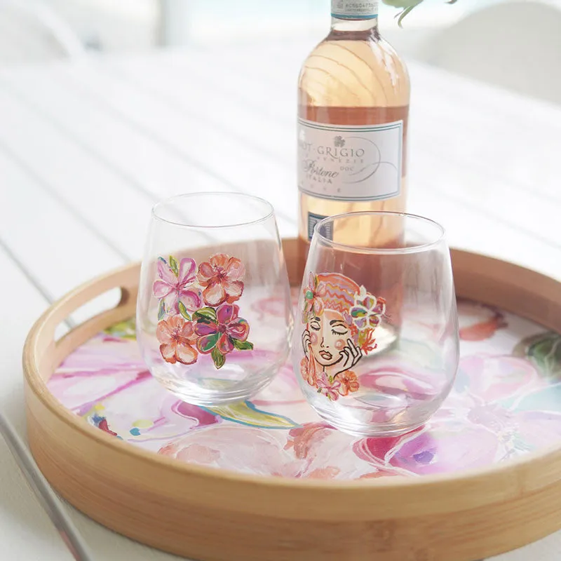 Stemless Wine Glass - Talulah Flowers