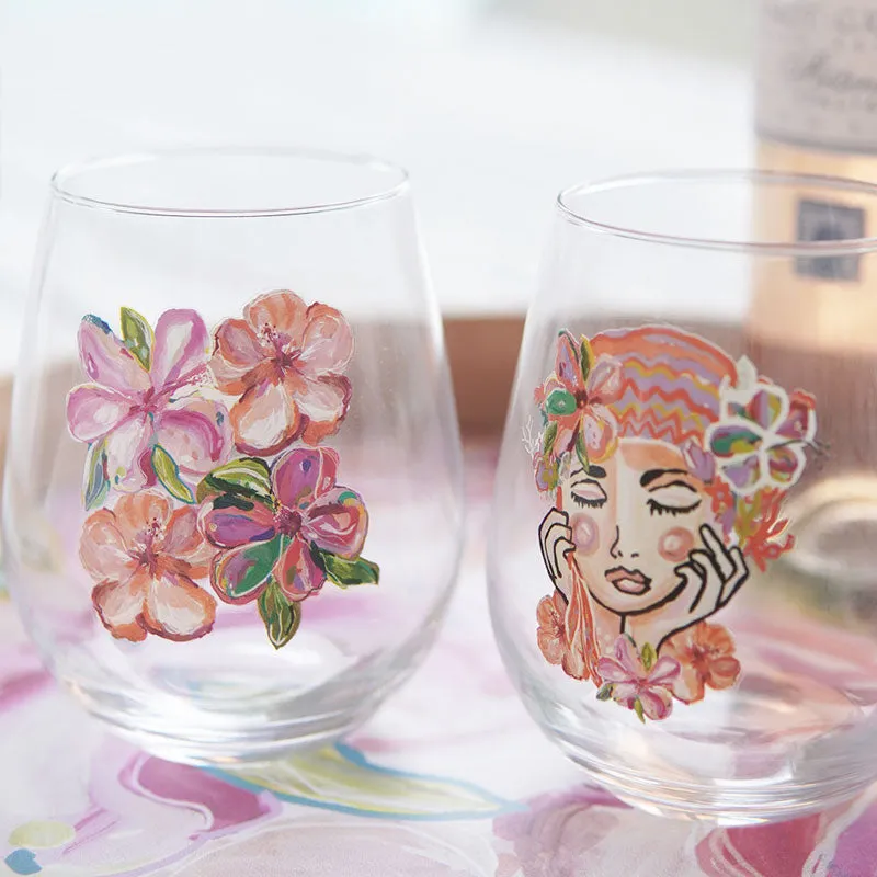 Stemless Wine Glass - Talulah Flowers