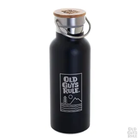 'Summit & Sea' Vacuum Flask - Black