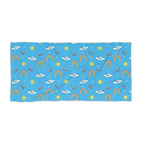 Sunshine and Rainbows Beach Towel