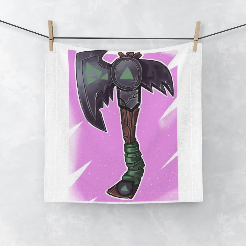 Sword Axe Face Towel