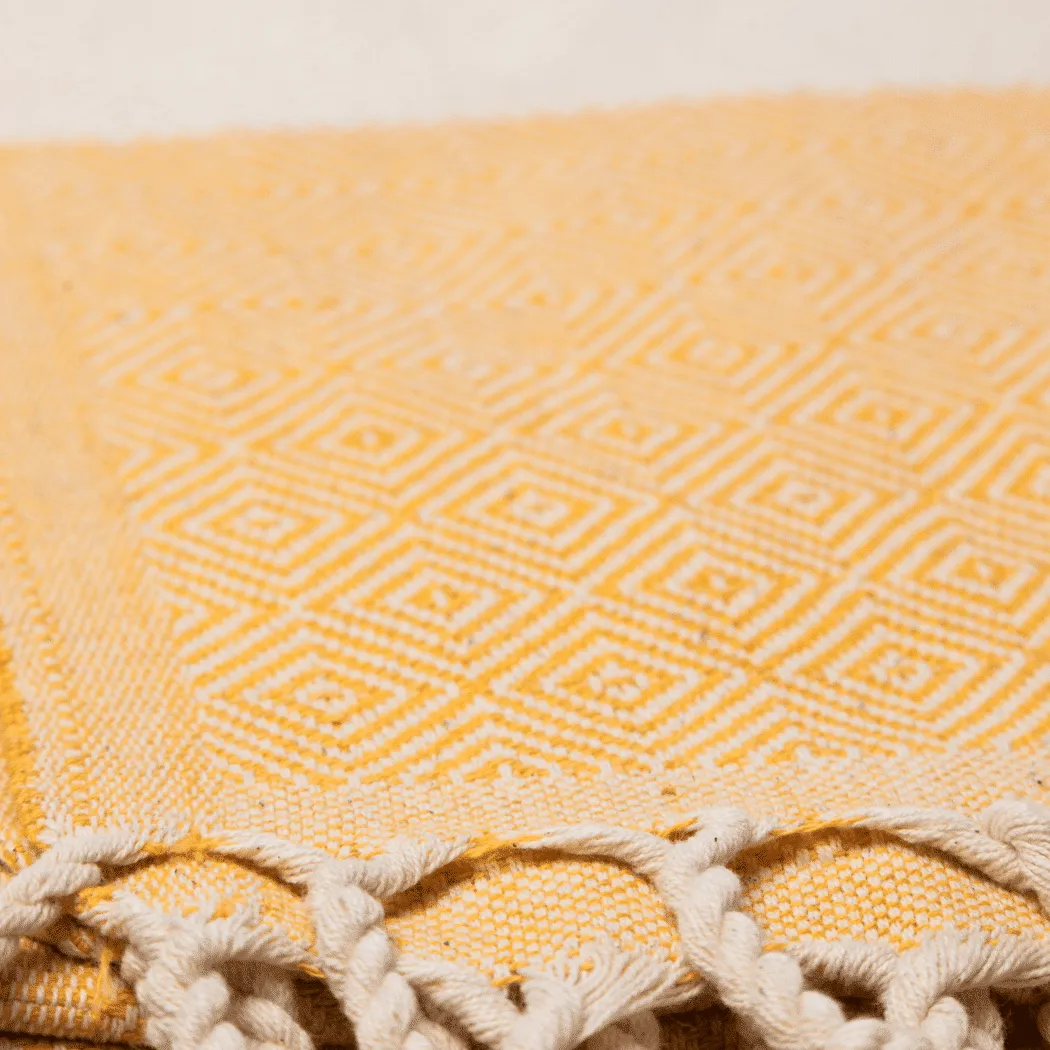 Tea Hand Towel Diamant Yellow