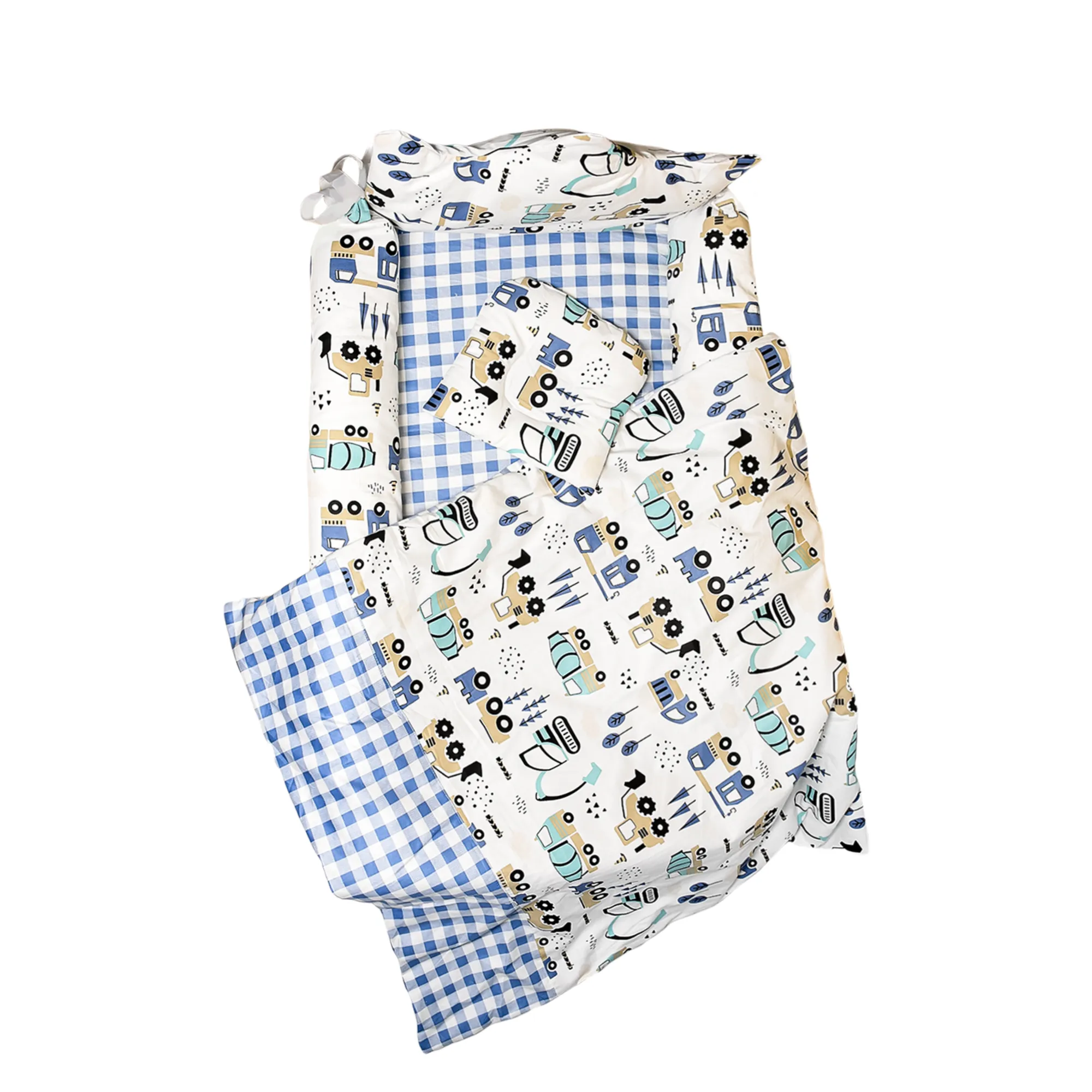 THE LITTLE LOOKERS Baby Bedding Set | Portable & Washable Baby Sleeping Bed for Newborns/Infants for 0-12 Months Baby - Prints May Very