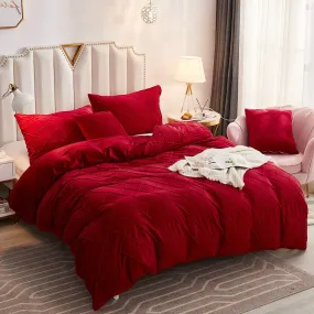 The Softy Diamond Red Bed Set