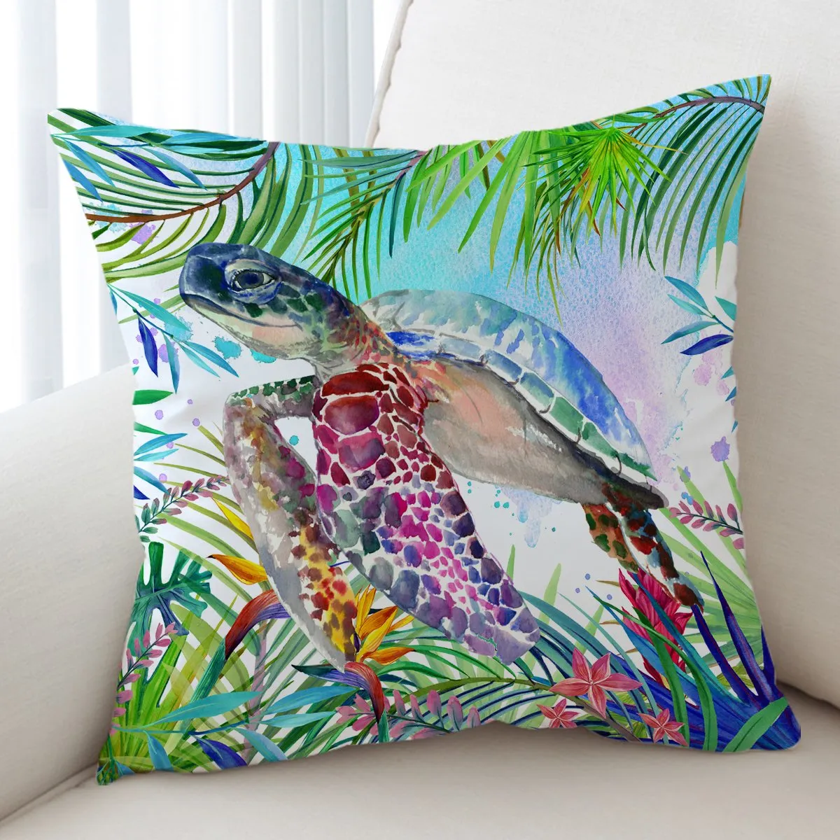 The Tropical Sea Turtle Duvet Cover Set