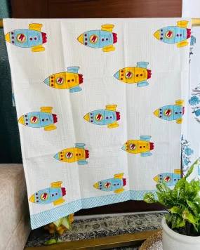 To the Moon Kids Bath Towel