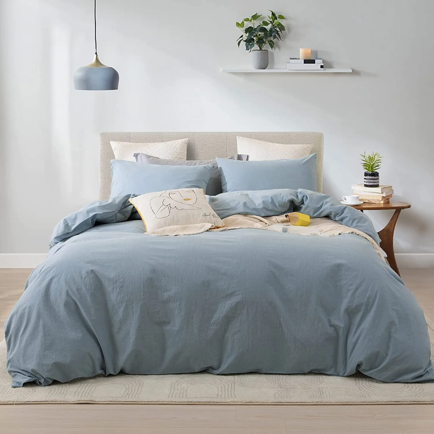 Tranquil Horizon Organic Cotton Bed Set