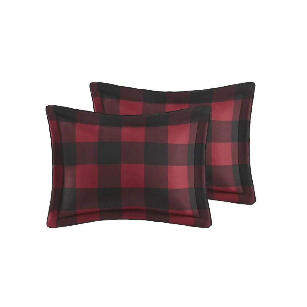 Twin/Twin XL, Red Buffalo Check Comforter set