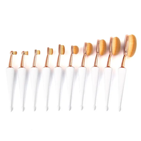 Umbrella Cut Oval Brush Set