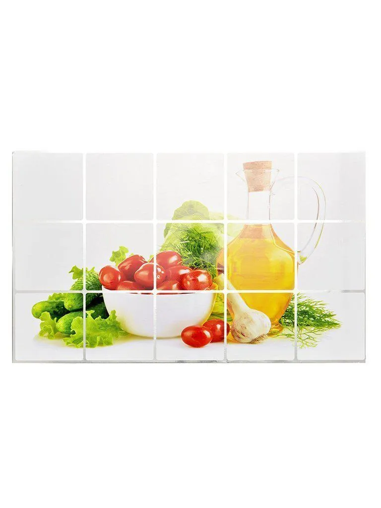 Vegetables Graphic Oil Proof Sticker