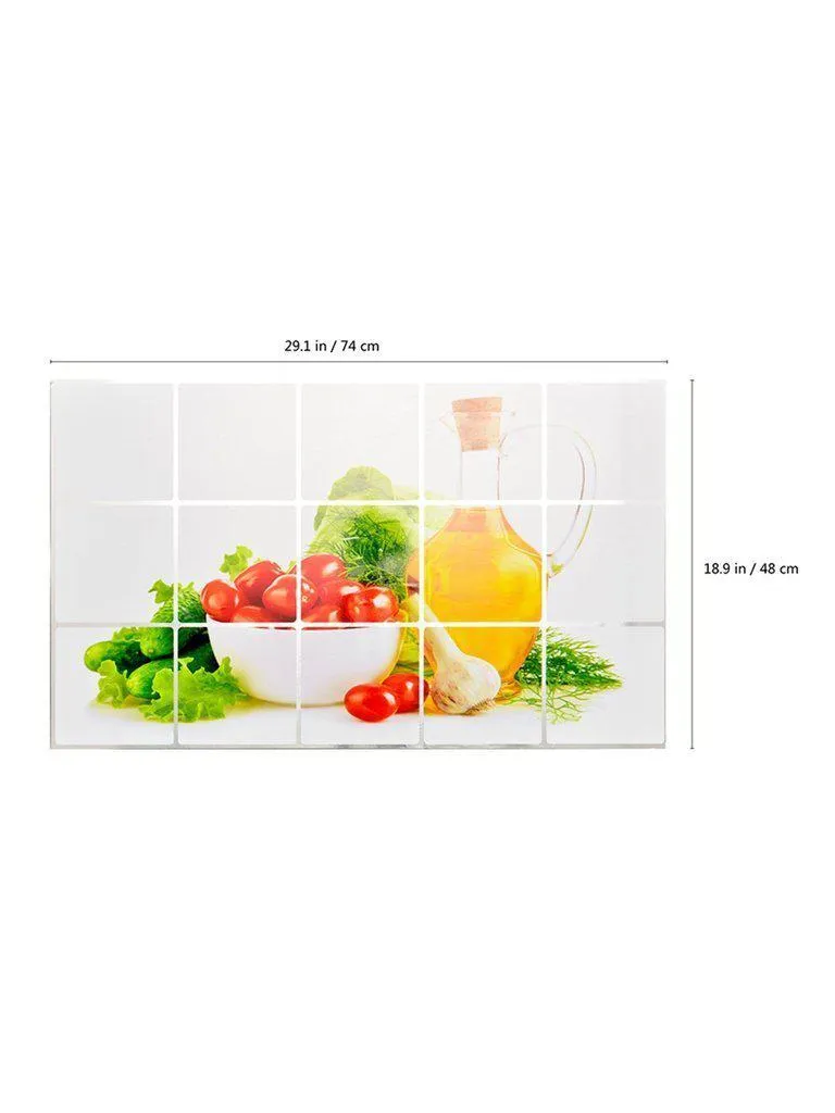 Vegetables Graphic Oil Proof Sticker