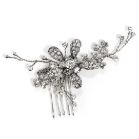 Vivianne Crystal and Rhinestone Hair Comb