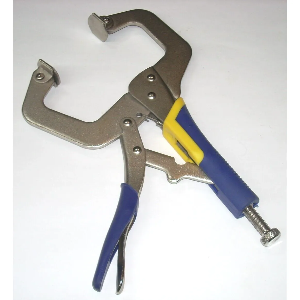 Welding Adjustable Locking Clamp Pliers 11" w Swivel Pad